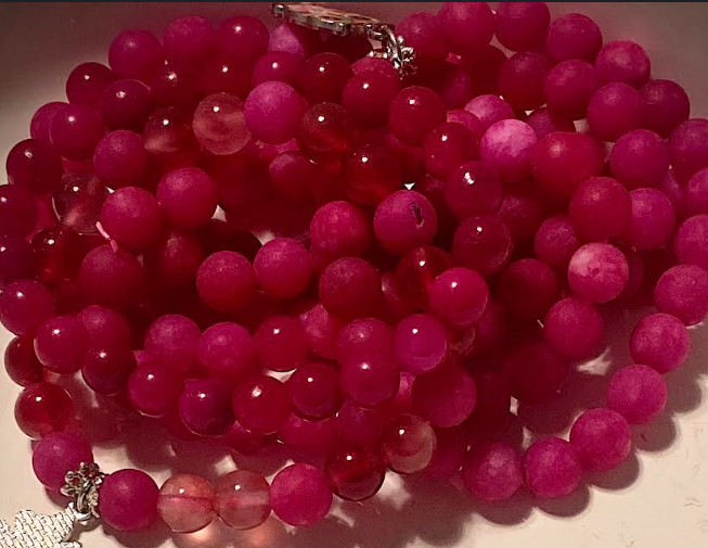 Hot Pink Frosted (Glass)