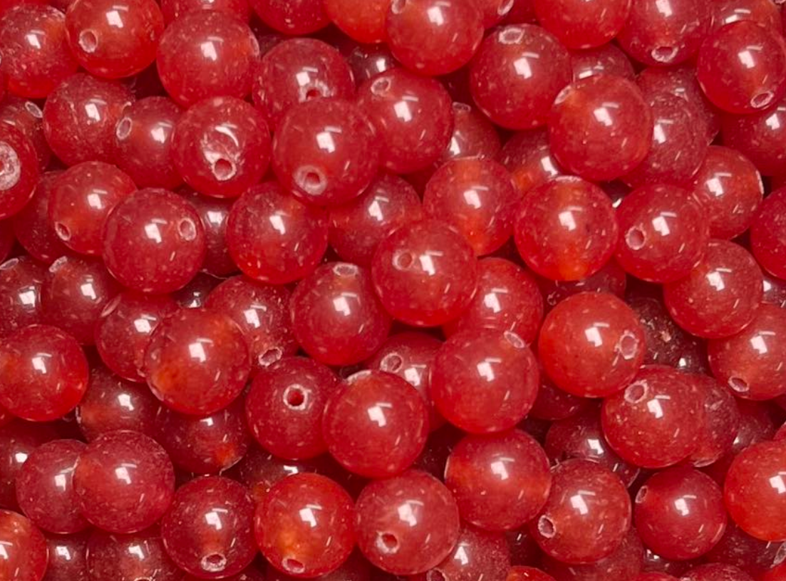 Red Chalcedony (DYED) 10MM