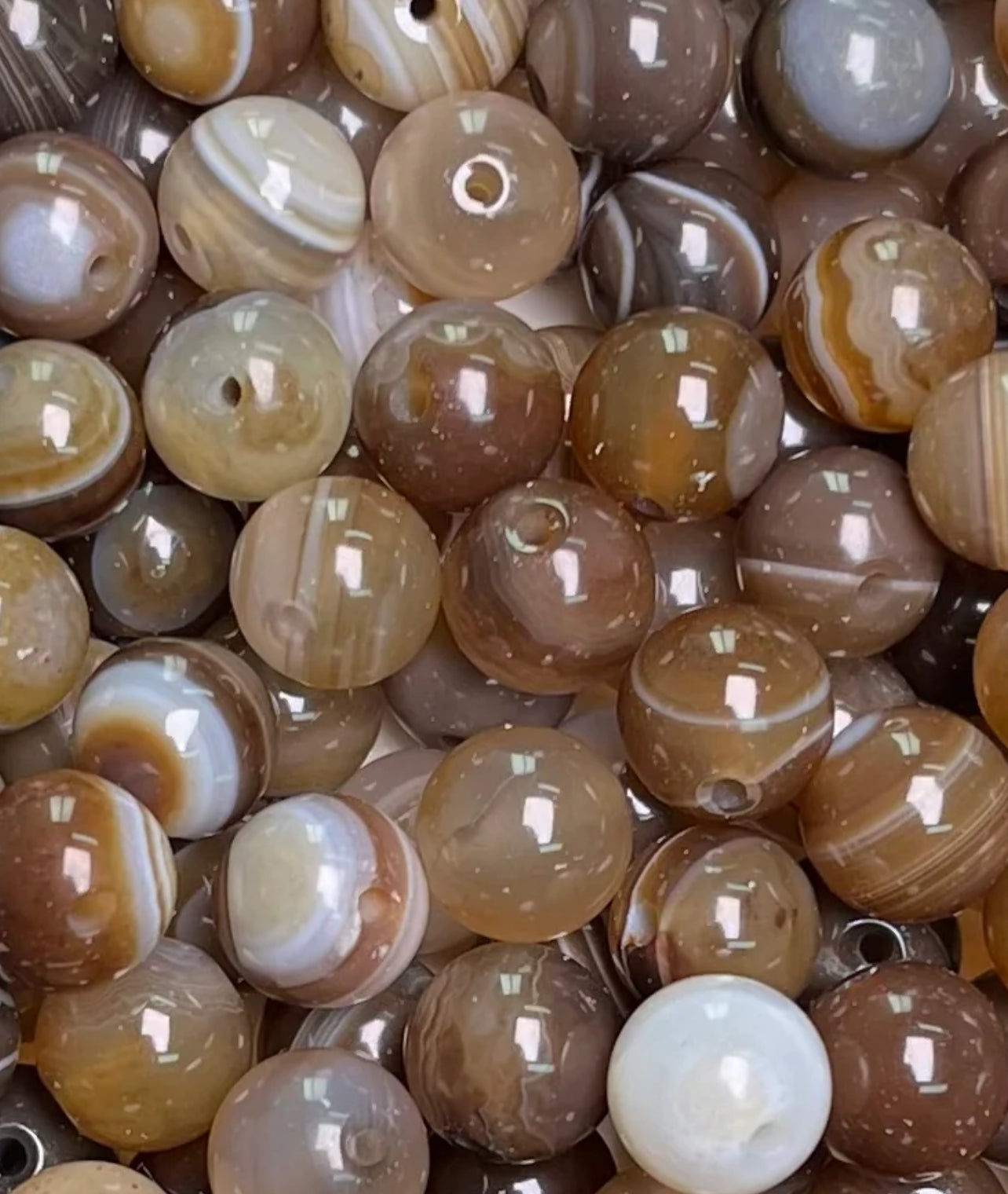 Coffee Lace Agate (DYED)